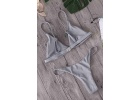 Angelsin Üçgen Bikini Takım Gri
